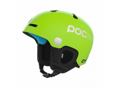 POC POCito Fornix SPIN dětská lyžařská helma Fluorescent Yellow/Green