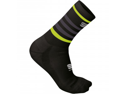 Sportful Winter socks black/yellow fluo