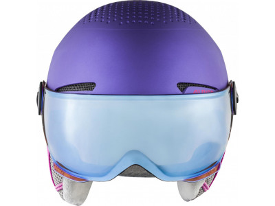 ALPINA ZUPO VISOR Q-LITE children's helmet, matt purple