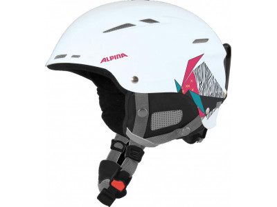 ALPINA Ski helmet BIOM white-pink mat