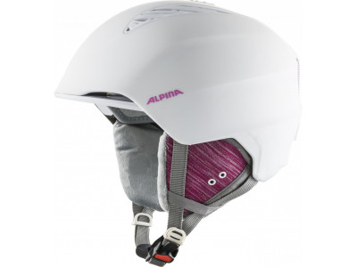 ALPINA Ski helmet GRAND white-pink mat