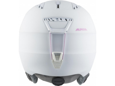 ALPINA Lyžařská helma GRAND bílo-růžová mat