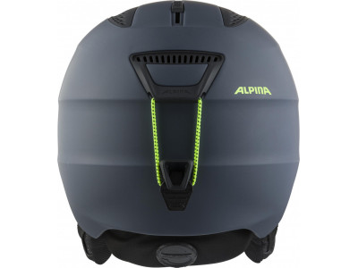 ALPINA Lyžařská helma GRAND charcoal-neon mat