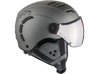 ALPINA Ski helmet JUMP 2.0 QVM gunmetal mat