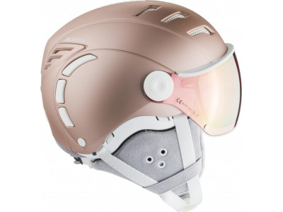 ALPINA Lyžařská helma JUMP 2.0 QVM růžová mat