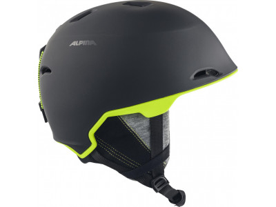 ALPINA MAROI Ski helmet, charcoal-neon matte