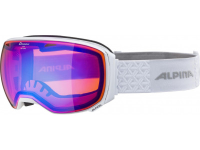 ALPINA BIG HORN HM ski goggles, white/blue sph