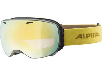 Alpina lyžařské brýle BIG HORN HM šedo-žluté, HM gold sph