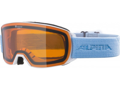 ALPINA NAKISKA DH Ski goggles, white-white