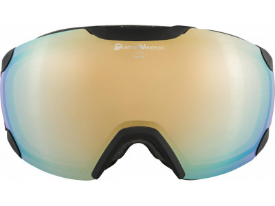 Alpina ski goggles Pheos QVM matt black, QVM gold sph