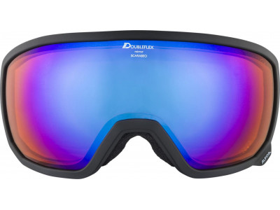 ALPINA lyžiarske okuliare SCARABEO HM čierne matné, HM blue sph
