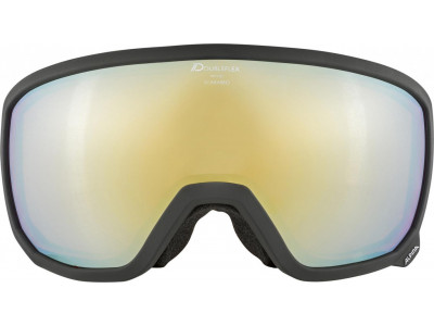 ALPINA lyžiarske okuliare SCARABEO HM čierne matné, HM gold sph