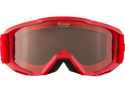 ALPINA PINEY Children&#39;s ski goggles, red