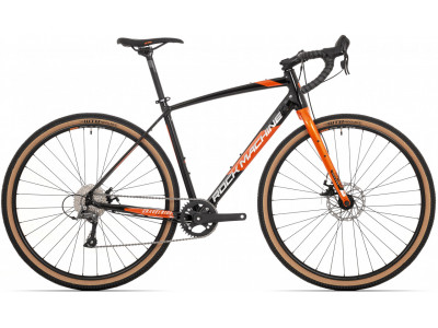 Rock Machine Gravelride 200 28 bicykel, čierna/oranžová/strieborná