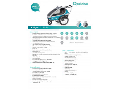 Qeridoo Kidgoo1 Pro babakocsi - antracit szürke, 2021-es modell