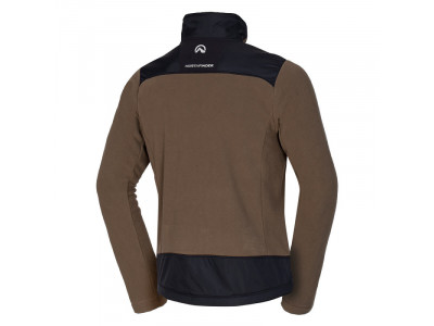 Northfinder NORTHPOLARS sweatshirt, brown/black