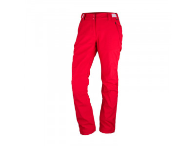 Northfinder MADZER dámské softhellové kalhoty, červená