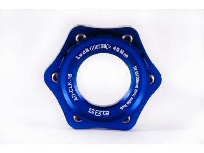 A2Z CLK Centerlock-6 orificii 15 mm adaptor albastru 