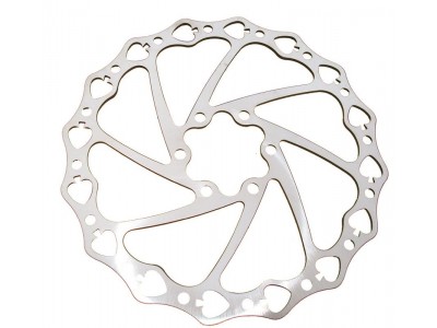A2Z TY-SPV brake disc, 160 mm, &amp;quot;heart&amp;quot; design, 6 holes