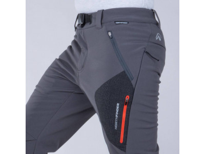 Męskie spodnie softshellowe NORTHFINDER elastyczne i wytrzymałe 3L SIMET