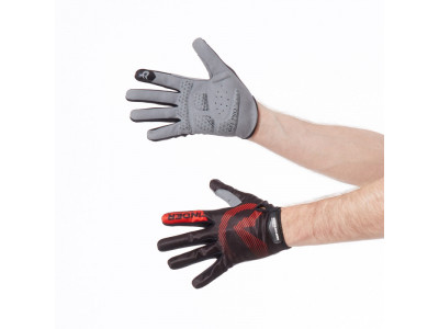 Rękawiczki Northfinder MYLONG, czarno-czerwone