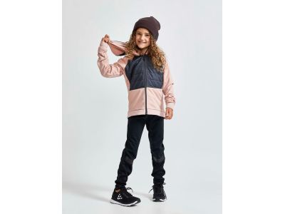 Craft ADV Thermal XC dětská bunda, růžová/šedá