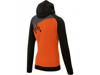 Karpos PRAMPER HOODIE fleece, orange/black/dark gray