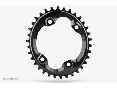 absoluteBLACK OVAL oval chainring, 96 BCD, Shimano