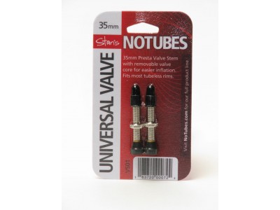 Stan’s NoTubes Universal tubeless valves, 35 mm, 2 pcs
