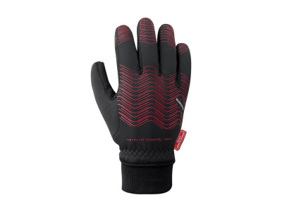 Shimano rukavice WINDSTOPPER® THERMAL REFLECTIVE červené