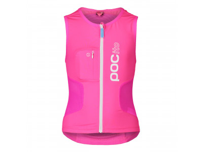 POC POCito VPD Air Vest detský chránič chrbtice, fluorescent pink