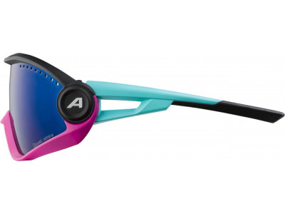 ALPINA 5W1NG CM+ Brille, blau/magenta/schwarz