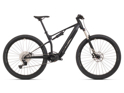 Superior eXF 8089 elektromos kerékpár, matt fekete/króm ezüst
