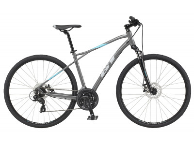 GT Transeo Comp 28 bicycle, gray