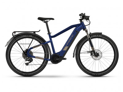 Haibike Trekking 7 High 27.5 elektromos kerékpár, kék/homok