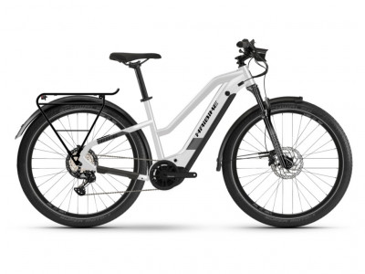 Haibike Trekking 8 i630Wh Trapez XT 21 metallic weiß