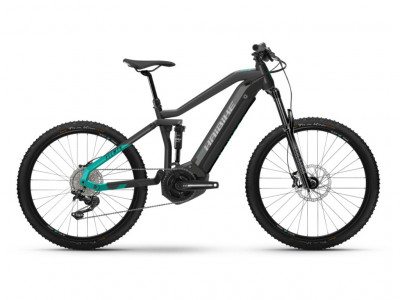 Haibike AllMtn 1 i630Wh Deore 21 antracit / tyrkysová
