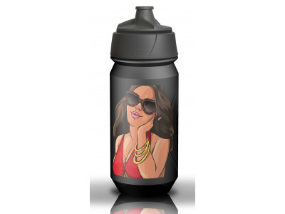 Rie:Sel design Girl láhev, 500 ml, černá