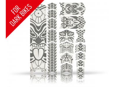 Rie:Sel design Tape 3000 frame stickers, Maori Grey