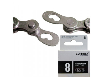 Connex 8-fach Schnellkupplung Silber