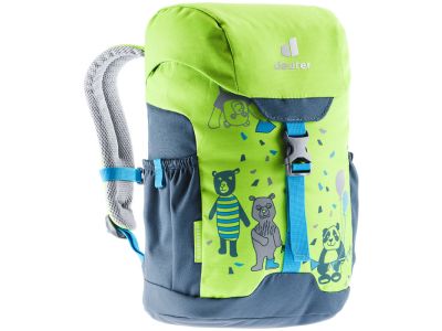 deuter Schmusebär children's backpack, 8 l, green/blue