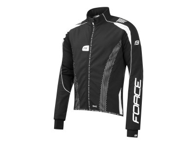 FORCE X72 PRO softshell jacket black and white