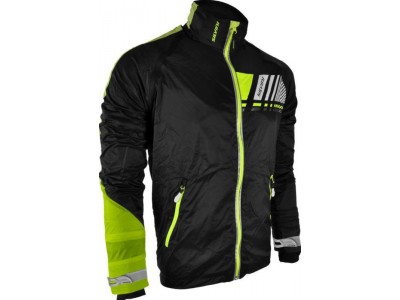 SILVINI Ombrone men&#39;s running jacket black/neon