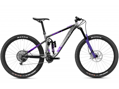 Ghost Riot Enduro Full Party - Silver/Electric Purple, model 2021