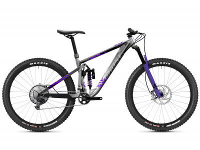 GHOST Riot Trail Full Party 29 bike, silver/electric purple