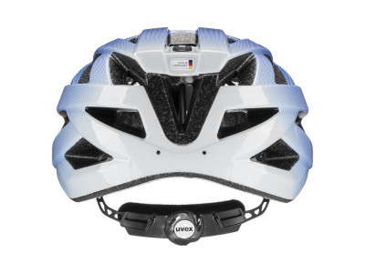 uvex air wing helmet, cobalt-white