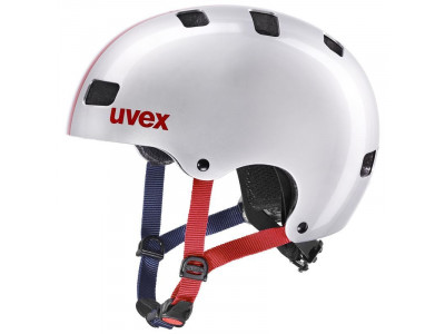 uvex race silver 3 children&amp;#39;s helmet, white/silver