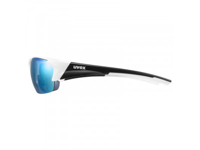 uvex blaze III glasses, white/black/blue