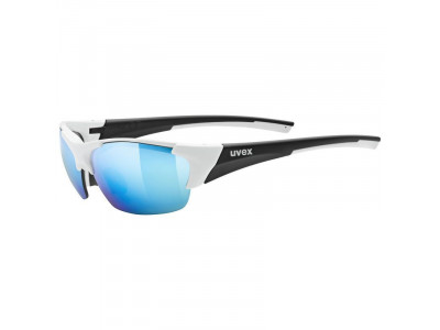 Uvex blaze III glasses, white/black/blue