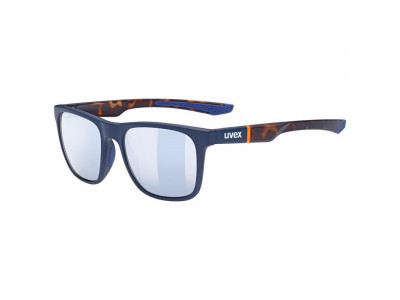 uvex LGL 42 szemüveg, kék matt havanna/litetükör ezüst